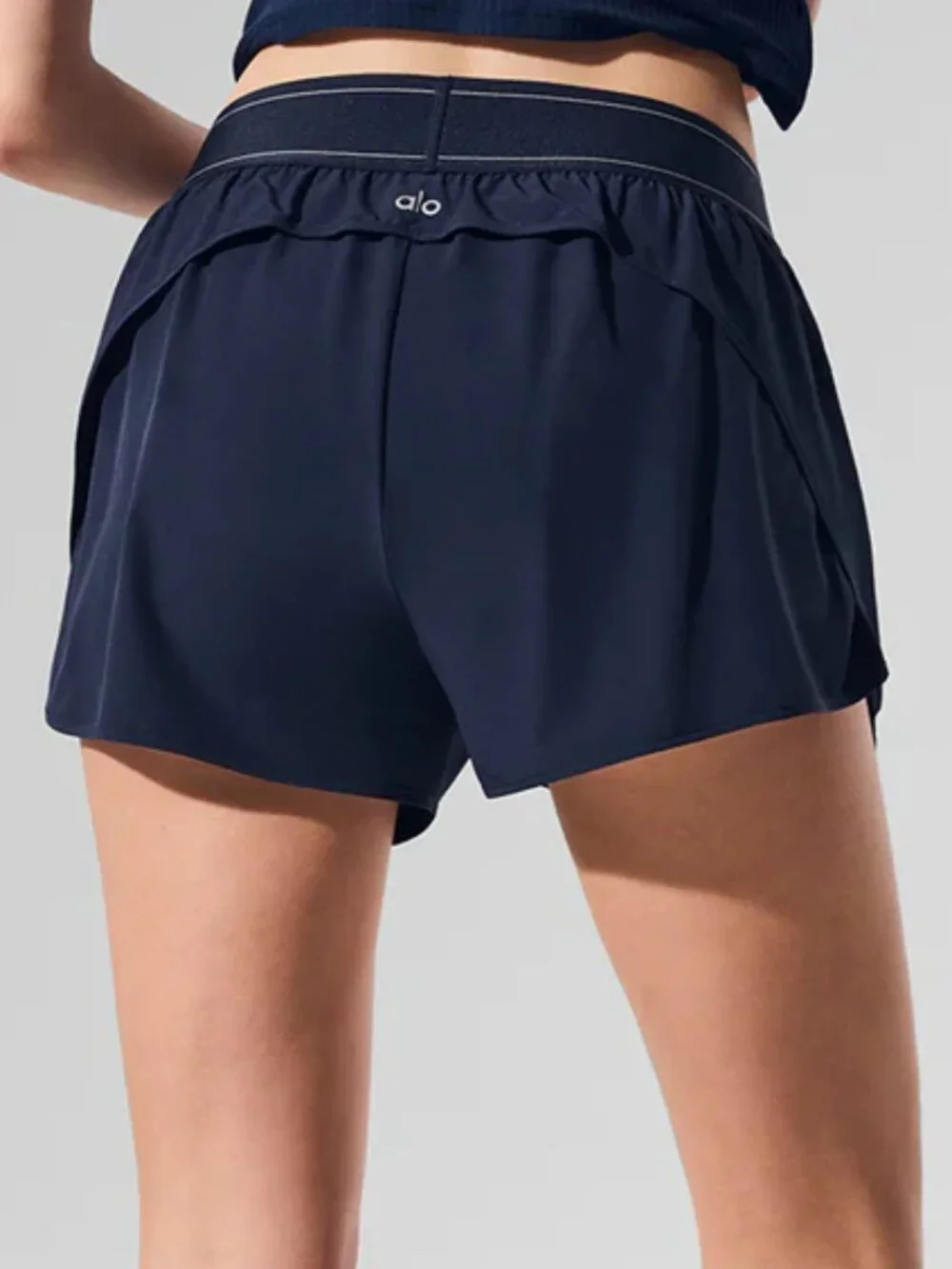 Alo Yoga M Match Point Navy Blue Shorts - Elevated Athleisure Look🤸🏻‍♀️🥎